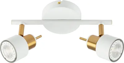 Produktbild von ARTE LAMP Deckenlampe für 4 LED Lampen – Deckenstrahler für Küche – Deckenleuchte mit Kabel - Weiße Metallarmatur.Color:Weiß,Size:2