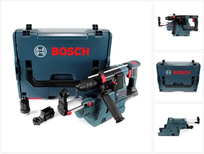 Produktbild von Bosch GBH 18V-26 F Akku Bohrhammer 18V 2,6J SDS-Plus Solo in L-Boxx mit Staubabsaugung - ohne Akku, ohne Ladegerät