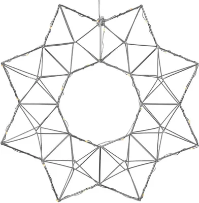 Produktbild von Star Trading 690-52, Leichte Dekorationsfigur, Chrom, Polyvinylchlorid (PVC), IP20, Stern, CE