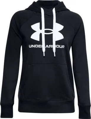 Produktbild von Under Armour Rival Fleece Logo Hoodie - Schwarz 1356318-001__SM
