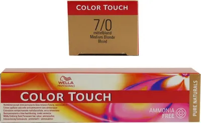 Obrázek produktu pro Wella Colour Touch Pure Naturals 60 ml 7/0 střední blond