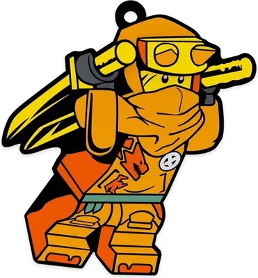 Produktbild von LEGO Ninjago Arin Sammelmagnet, 7 x 8,3 cm