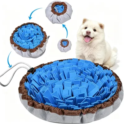 Produktbild von Schnüffelteppich für Hunde, 48 cm, blau, zur Geruchsentwicklung