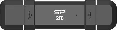 Obrázok produktu pre Silicon Power DS72 USB kľúč 250 GB USB Type-A / USB Type-C 3.2 Gen 2 (3.1 Gen 2) červený (SP250GBUC3S72VPR)