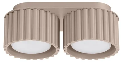 Obrázek produktu pro Plafón AURA 2 taupe Gx53 2xGx53 10W hliník 8x10x21cm Sollux Lighting