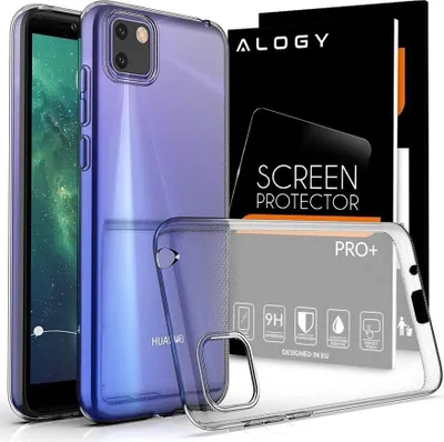 Obrázok produktu pre Huawei Y5P silikónové puzdro + Alogy ochrana z tvrdeného skla