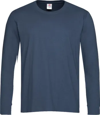 Immagine prodotto di Stedman ST2500 | Maglietta classica a maniche lunghe da uomo - Colore: Blu marino - Taglia: XL