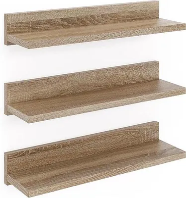 Image de Lot de 3 planches en bois 39 x 12 x 8 cm