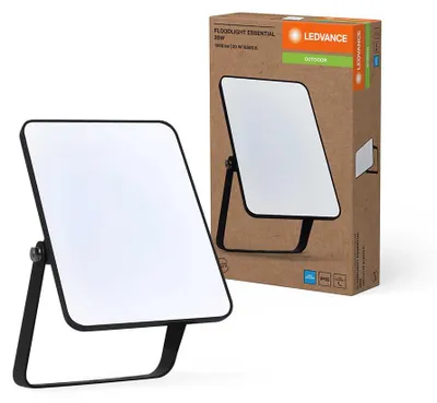 Produktbild von Ledvance LED Fluter Essential Schwarz IP65 20W 1900lm Tageslicht 6500K Kaltweiß