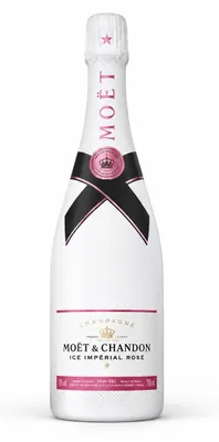Produktbild von Moet & Chandon ICE Rose Demi-Sec 750ml 12,5% Vol., KI-generiertes Bild