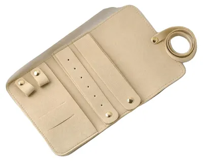 Produktbild von Schmuckorganizer, kompaktes Design, Mehrfachfachspeicher, Beige2