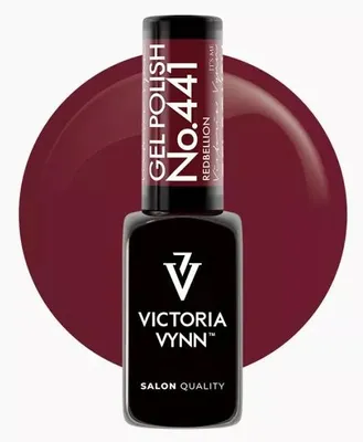 Image de Victoria Vynn | Gel Polish 441 Redbellion - 8 ml - Rouge foncé - Couvrance totale - Vernis à ongles hybride