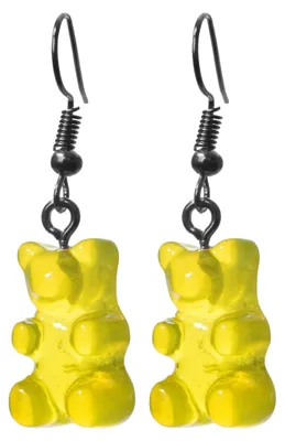 Produktbild von Gummibär Ohrringe gelb