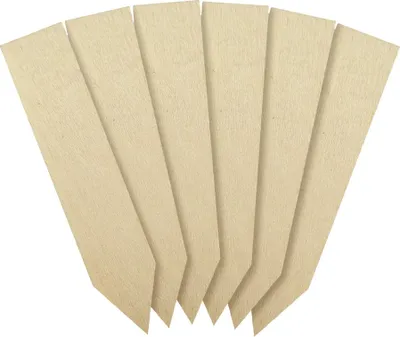 Image de CombiCraft étiquettes à piquer bois - 100 x 20 mm - 100 étiquettes
