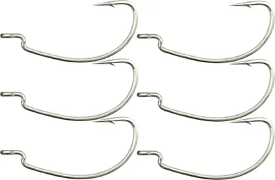 Produktbild von Savage Gear Sandeel V2 Weedless Hook - 6 Offsethaken, Größe:3/0