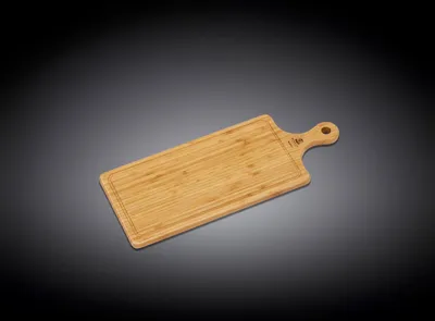 Produktbild von Wilmax Servierbrett mit Griff 50 × 20 cm Natur aus Bambus