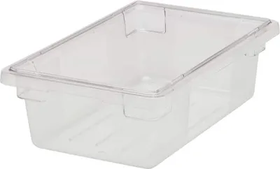 Produktbild von Rubbermaid Lebensmittelbehälter, 47 l, 66 x 46 x 23 cm, durchsichtig, Inhalt 6