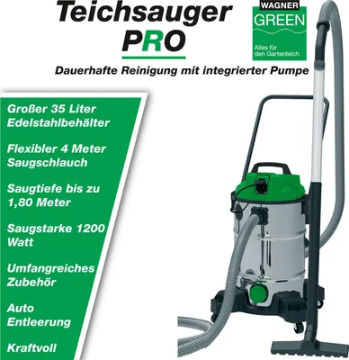 Produktbild von Wagner GREEN Teichsauger PRO