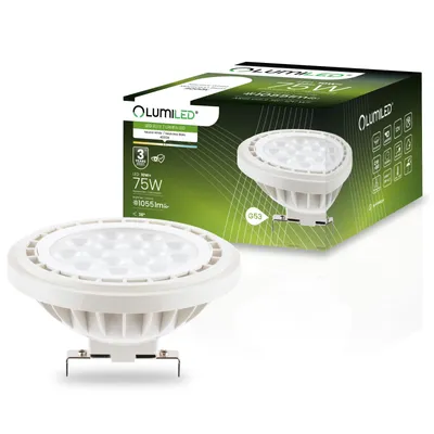 Zdjęcie produktu dla Żarówka LED G53 Reflektor AR111 10W = 75W 1055lm 4000K Neutralna 38° 12V LUMILED