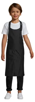 Produktbild von SOLS - Kinder Schürze "Gala" LT1456 (64 cm x 47 cm) (Schwarz)
