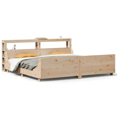 Image de vidaXL Lit en bois massif sans matelas 180x200 pin