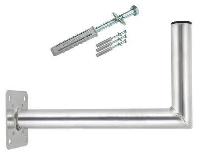 Produktbild von PremiumX 40cm Wandhalter Aluminium SAT Wand Halterung Schraubensatz