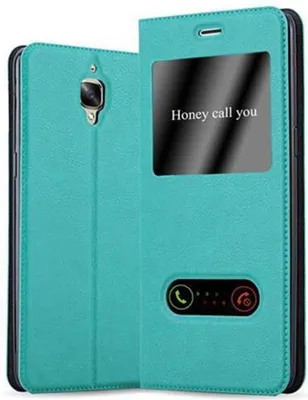 Produktbild von Cadorabo Schutzhülle für OnePlus 3 / 3T Hülle in Türkis Handyhülle Book Case Cover Etui