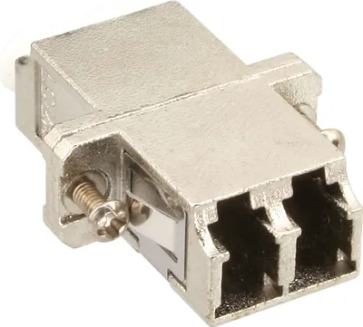 Immagine prodotto di InLine® 89989M Accoppiatore metallico in fibra ottica, duplex LC/LC, multimodale, manicotto in Vetroceramica, per installazione