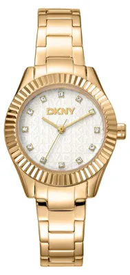 Produktbild von DKNY Damenuhr Quarzuhr gold onesize Damen 30 DK1L017M0055