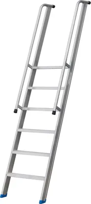 Produktbild von Profi Stufenleiter Mod. 222 mit 2 Handläufen  - Stufenanzahl: 6, Länge: 2,68 m