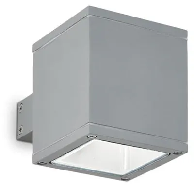 Immagine prodotto di Applique Moderna Snif Square Alluminio Grigio 1 Luce G9 3W 3000K Luce Calda