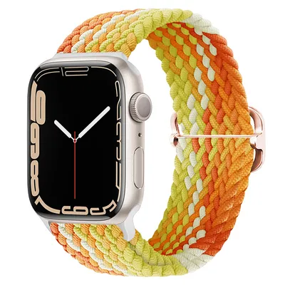 Obrázok produktu pre BStrap Elastic Nylon remienok na Apple Watch 42/44/45mm, fragrant orange