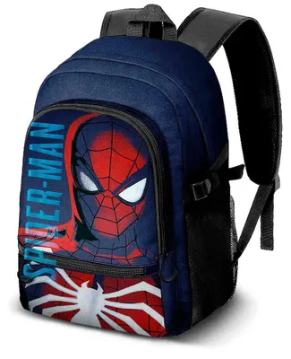 Image de Sac à dos Karactermania Spiderman Marvel, 24 litres, bleu, pour enfants, taille unique