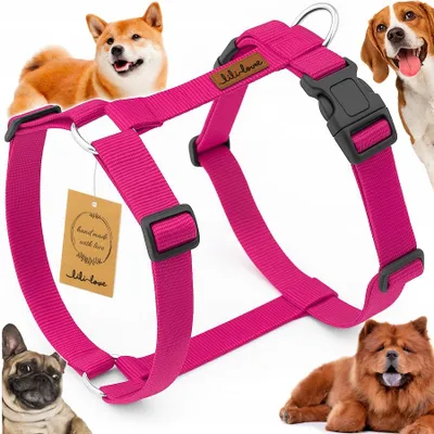 Produktbild von Lililove GUARD Hundegeschirr verstellbar rosa Gr. S