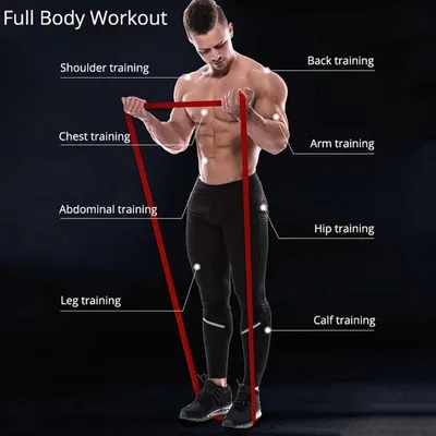 Elastische Fitnessbänder für das Fitnessstudio und Yoga, 2 Stück, physische Stretchbänder, Pilates-Training und
