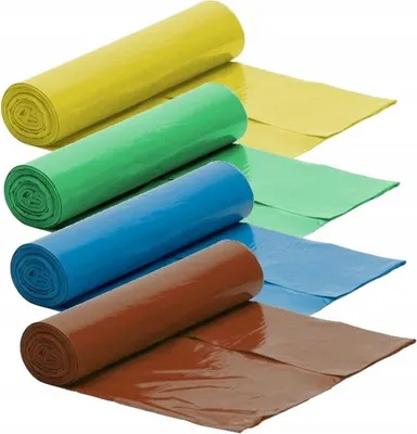 Zdjęcie produktu dla Worki na śmieci 60L 40 szt. (4x10) mocne do segregacji odpadów
