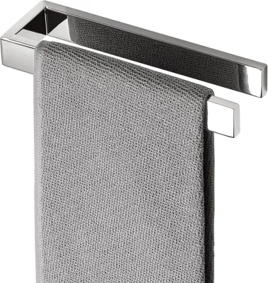 Produktbild von Handtuchhalter & -haken SAYAYO Selbstklebender Handtuchhalter, Wandmontage, 20 cm Chrom-Handtuchhalter, SUS304, Edelstahl, selbstklebender Handtuchrin
