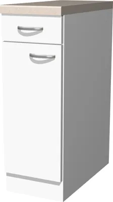 Produktbild von Küchenunterschrank - 30 cm breit - Weiß – Witus