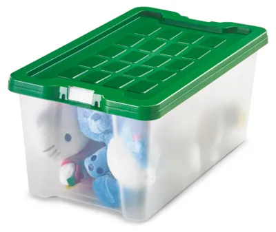 Immagine prodotto di Contenitore FAPI color sabbia trasparente da 5 kg, ottima qualità, 37,1 x 22,6 x 16 cm