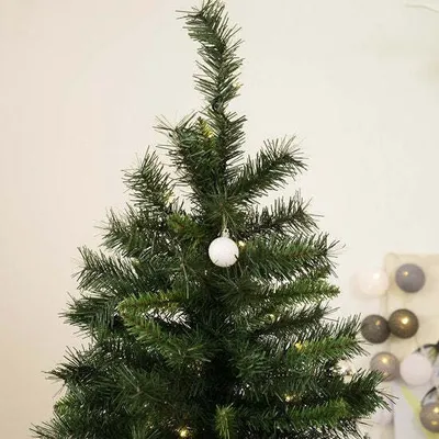 Produktbild von Homcom HOMdotCOM Weihnachtsbaum 180 cm INKLUSIVE Beleuchtung, Ständer und Kugeln