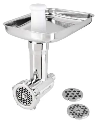 Fleischwolf-Vorsatz Edelstahl für KitchenAid, 3 Scheiben