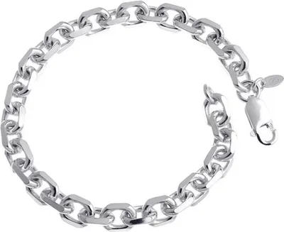Produktbild von SILBERKETTEN STORE Ankerkette Armband 6,5mm - 925 Silber - 18cm