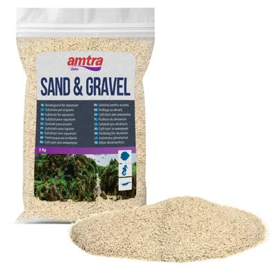 Immagine prodotto di Sabbia per acquario - Bianco - 2 kg - Granulometria inferiore a 1 mm - Sabbia di quarzo naturale per acquario d'acqua dolce