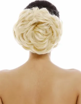Produktbild von WIG ME UP Haarteil Dutt Haarrose Buschig Lichtblond Q840-88E