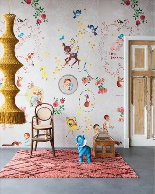 Produktbild von Fototapete 557664 Tapete Kinderzimmer 200 x 300 cm Rasch Onszelf Stories Pink