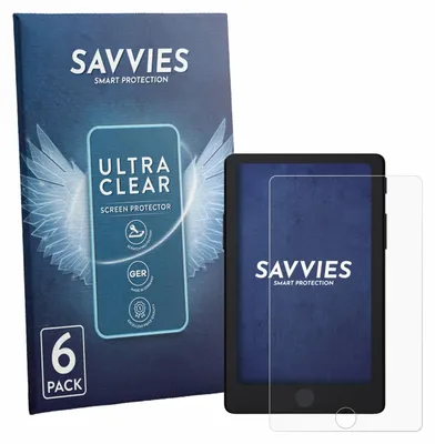 Produktbild von 6x Für Xteink X4 Pro Schutzfolie Savvies Displayschutz Display Schutz Folie Klar Transparent