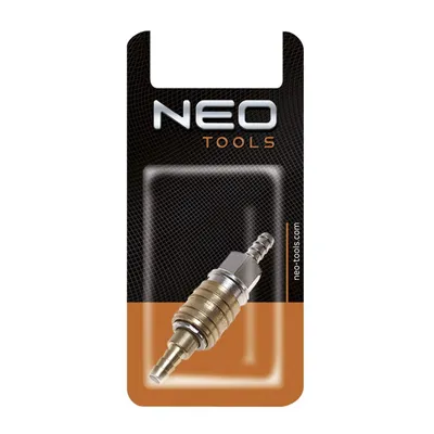 Produktbild von NEO TOOLS Schlauchverbinder 12-630 Edelstahl Messing 6mm