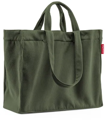 Produktbild von reisenthel GR5057  softshopper cord dark matcha Tragetasche