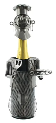 Produktbild von Mel-O-Design Wein-,Sekt-,Flaschenhalter 6066 "Grillmeister" 17 x 26 x 13 cm (BxHxT)