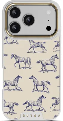 Produktbild von Handyhülle für iPhone 17 Pro, Burga Elite Light MagSafe, Derby Race Gold